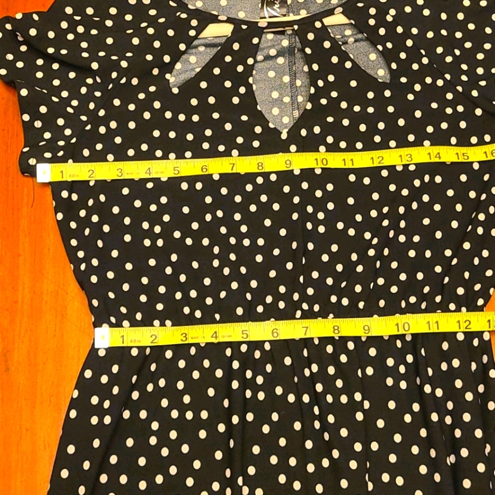 ❤️ NWT black polka dot dress - Picture 6 of 12